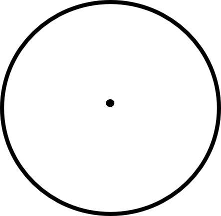 circle with dot circle with dot
