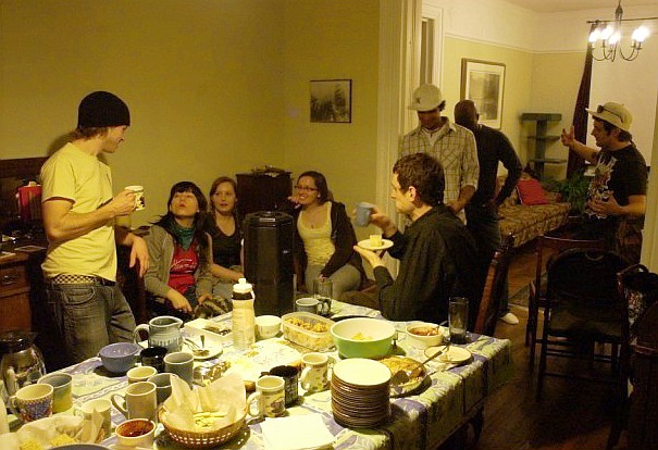 Food and Fellowship group pic, March 29nd 2009 Food and Fellowship: Heather, Luke and Susanna, March 29nd 2009.
